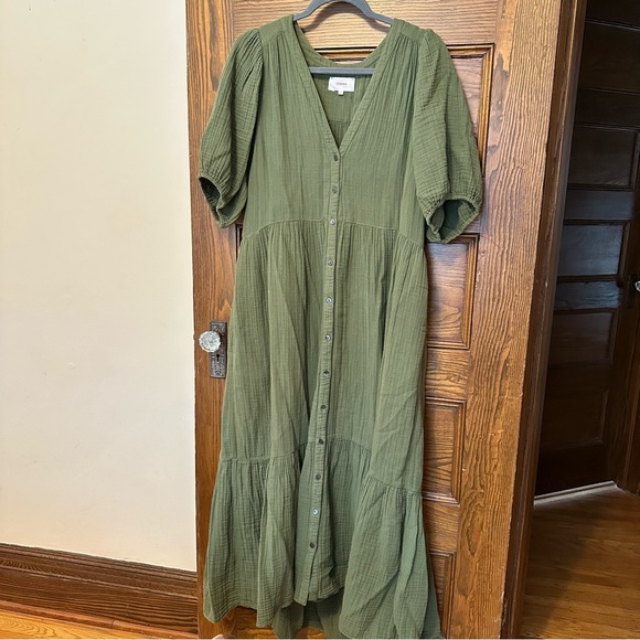 XiRENA Lennox Dress in Surplus Olive - Picture 3 of 5